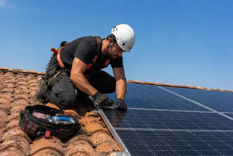 Maintenance et monitoring de panneaux solaires à Pertuis