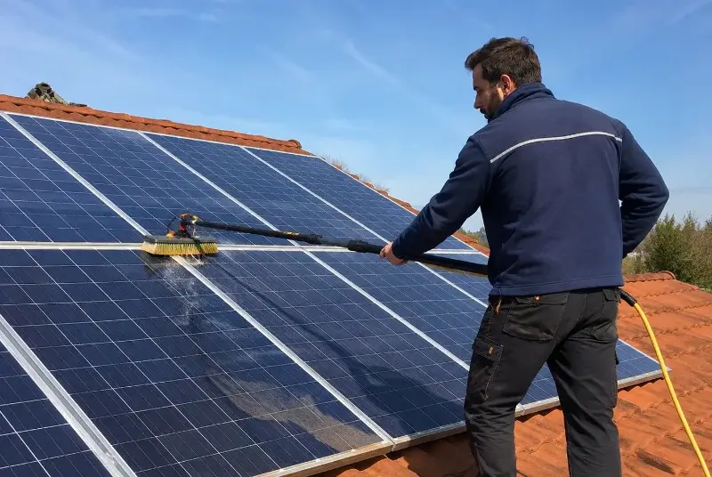 Nettoyage et entretien de panneaux solaires à Pertuis